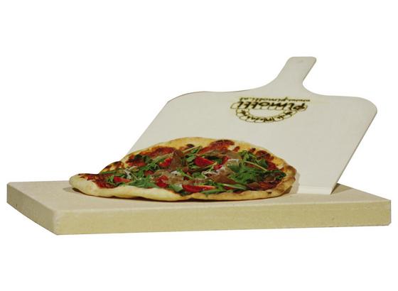 Pizzastein Pimotti 3-teilig - Beige, MODERN, Stein (40/30/3cm) - Mediashop Pizzastein Pimotti 3-teilig - Beige, MODERN, Stein (40/30/3cm) - Mediashop