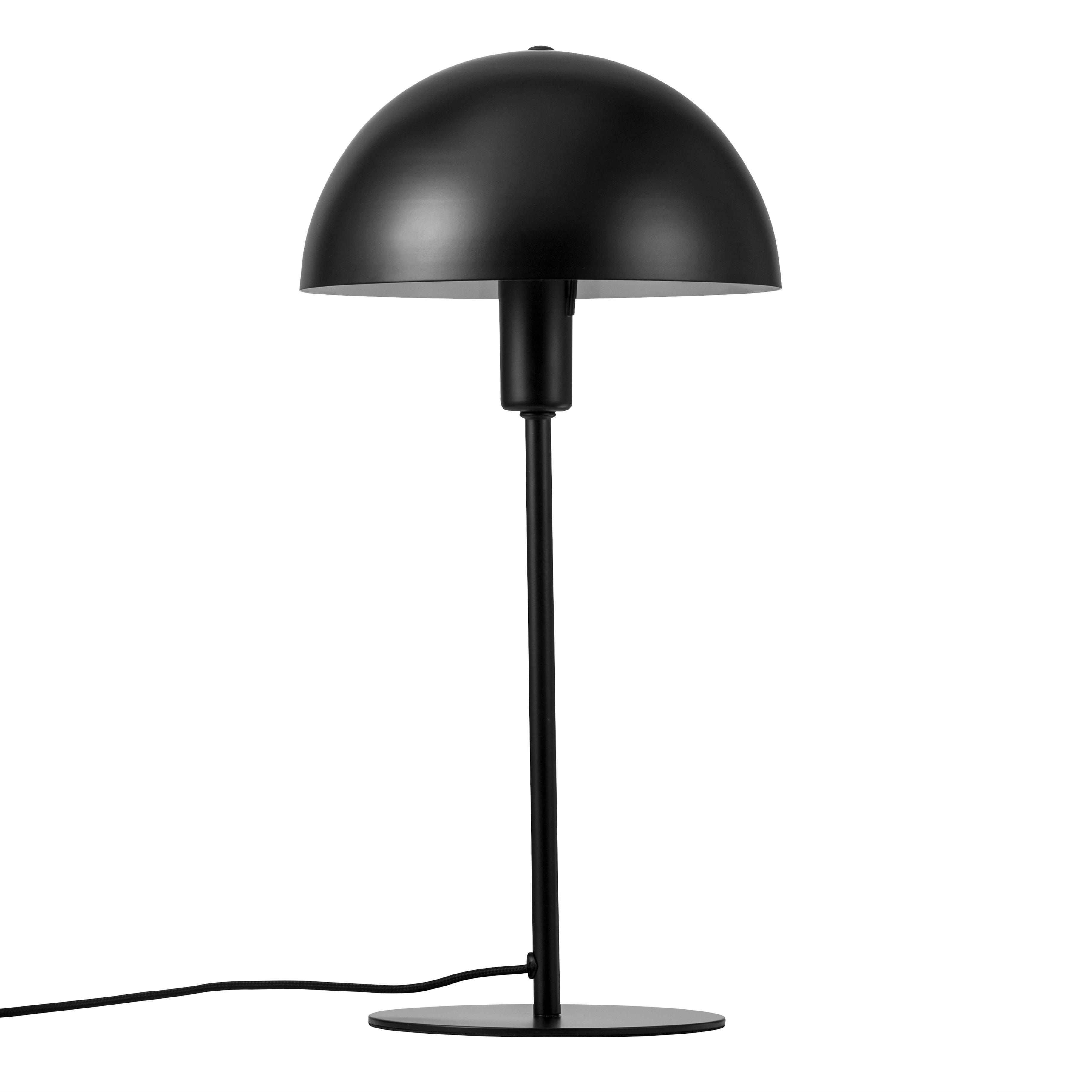 Tischleuchte Ellen Schwarz D: 20 cm - Schwarz, Basics, Metall (20/41,5cm) - Nordlux