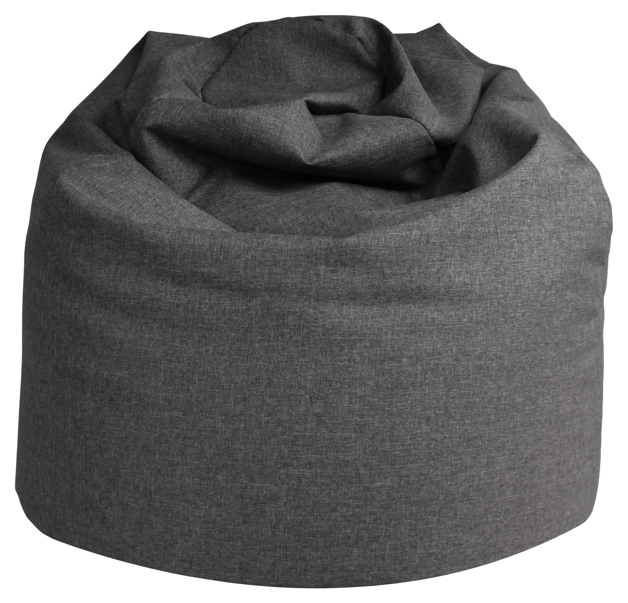 Sitzsack Buzz Soft Grau - Grau, Basics, Textil (85/120/85cm) - Ondega