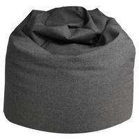 Sitzsack Buzz Soft Grau - Grau, Basics, Textil (85/120/85cm) - Ondega