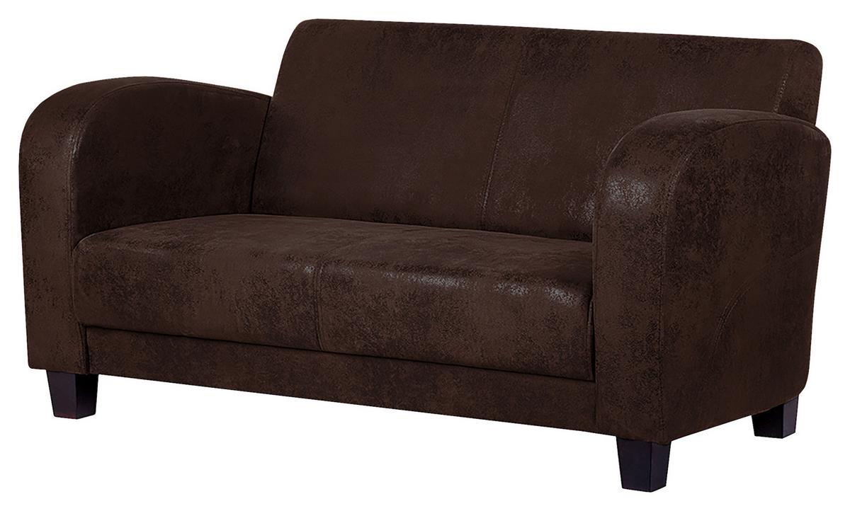2-sitzer-sofa Antis Dunkelbraun B: 152 Cm - Dunkelbraun, Design, Textil (152/80/89cm) - Livetastic
