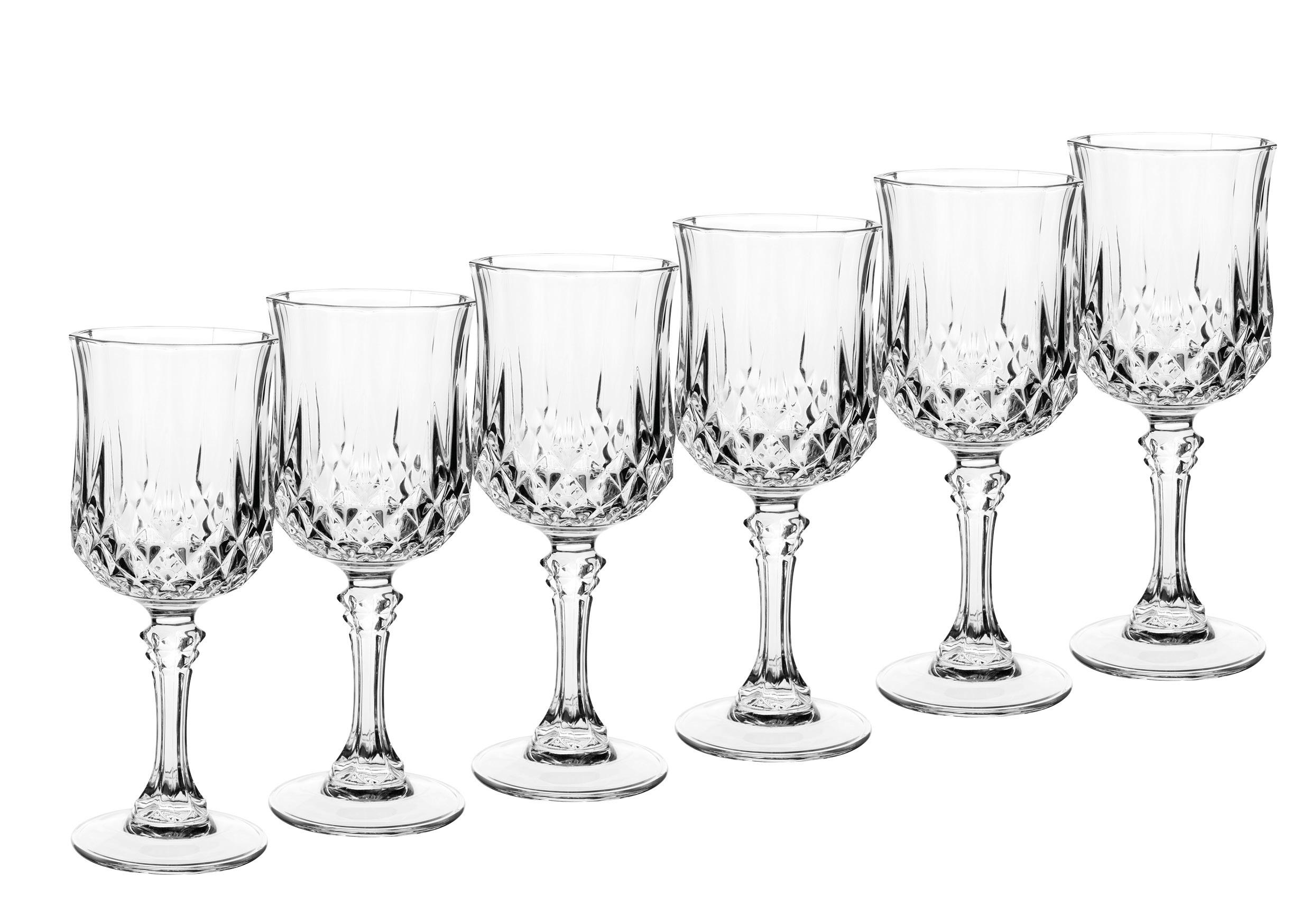 Weinglas Longchamp Transparent 6er-Set Je Ca. 170 Ml
