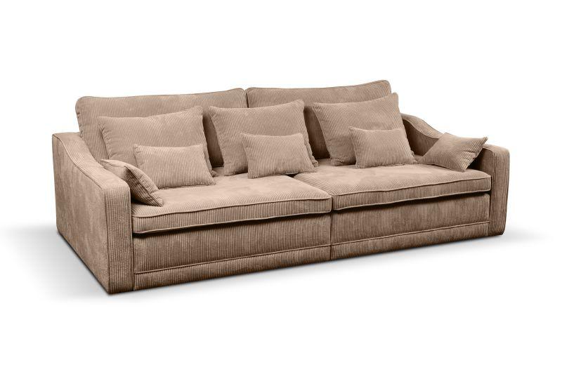 Bigsofa Evora Beige B: 276 cm - MODERN, Textil (276/71-92/137cm)