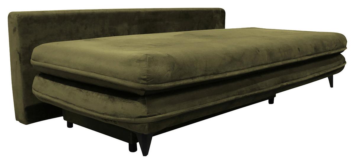 2-sitzer-sofa Mit Schlaffunktion Look B: 217 Cm - Dunkelgrün/Schwarz, Design, Textil (217/73/86/106cm) - MID.YOU