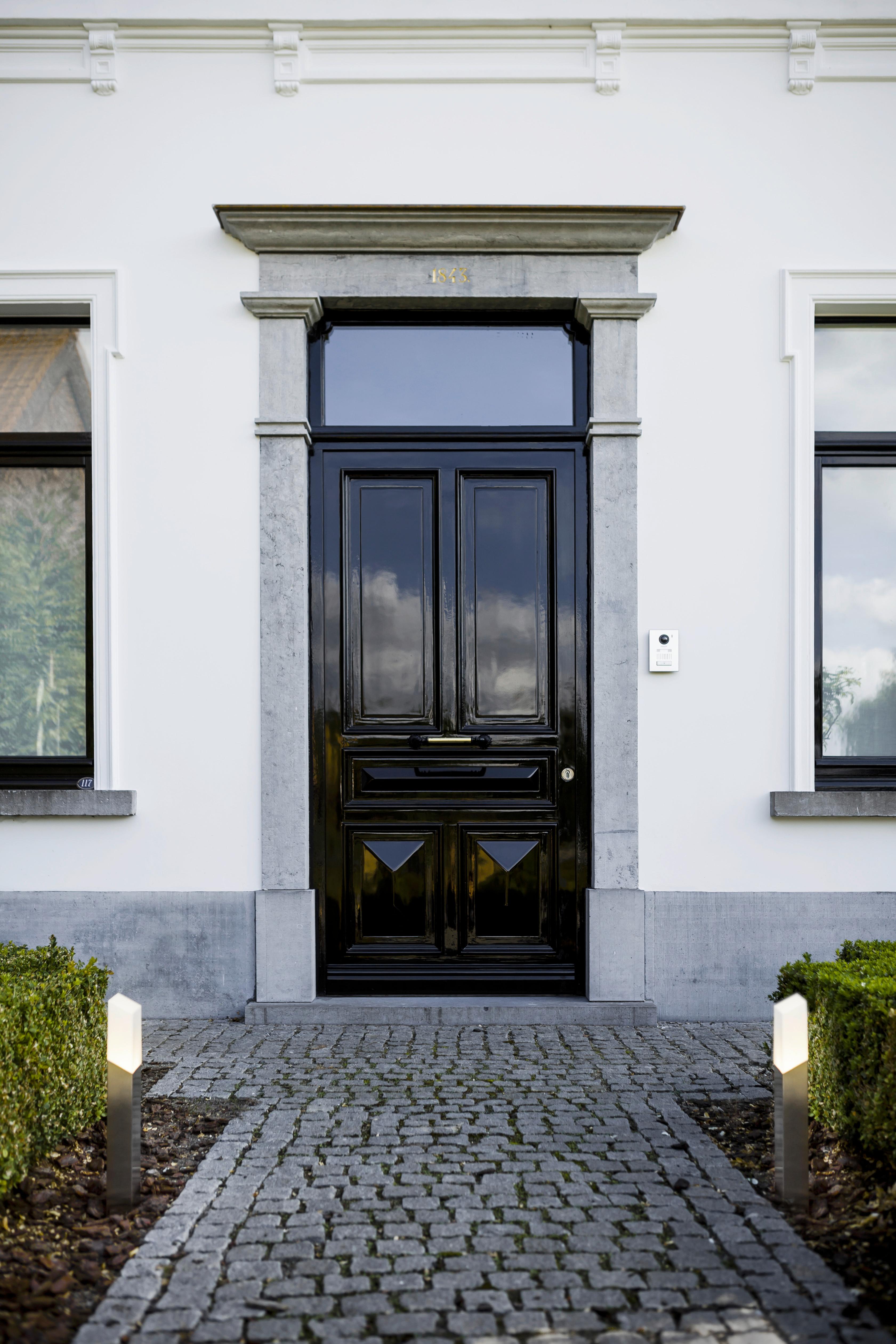 Wegeleuchte Flat 8w Metall Kunststoff - Edelstahlfarben/Weiß, Basics, Kunststoff/Metall (45/10/5cm)