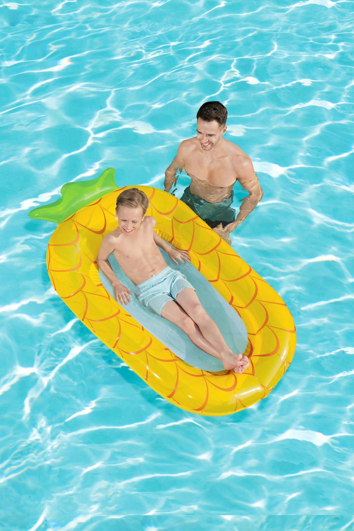 Luftmatratze Peter - Gelb/Rot, KONVENTIONELL, Kunststoff (164/88/23cm) - Bestway