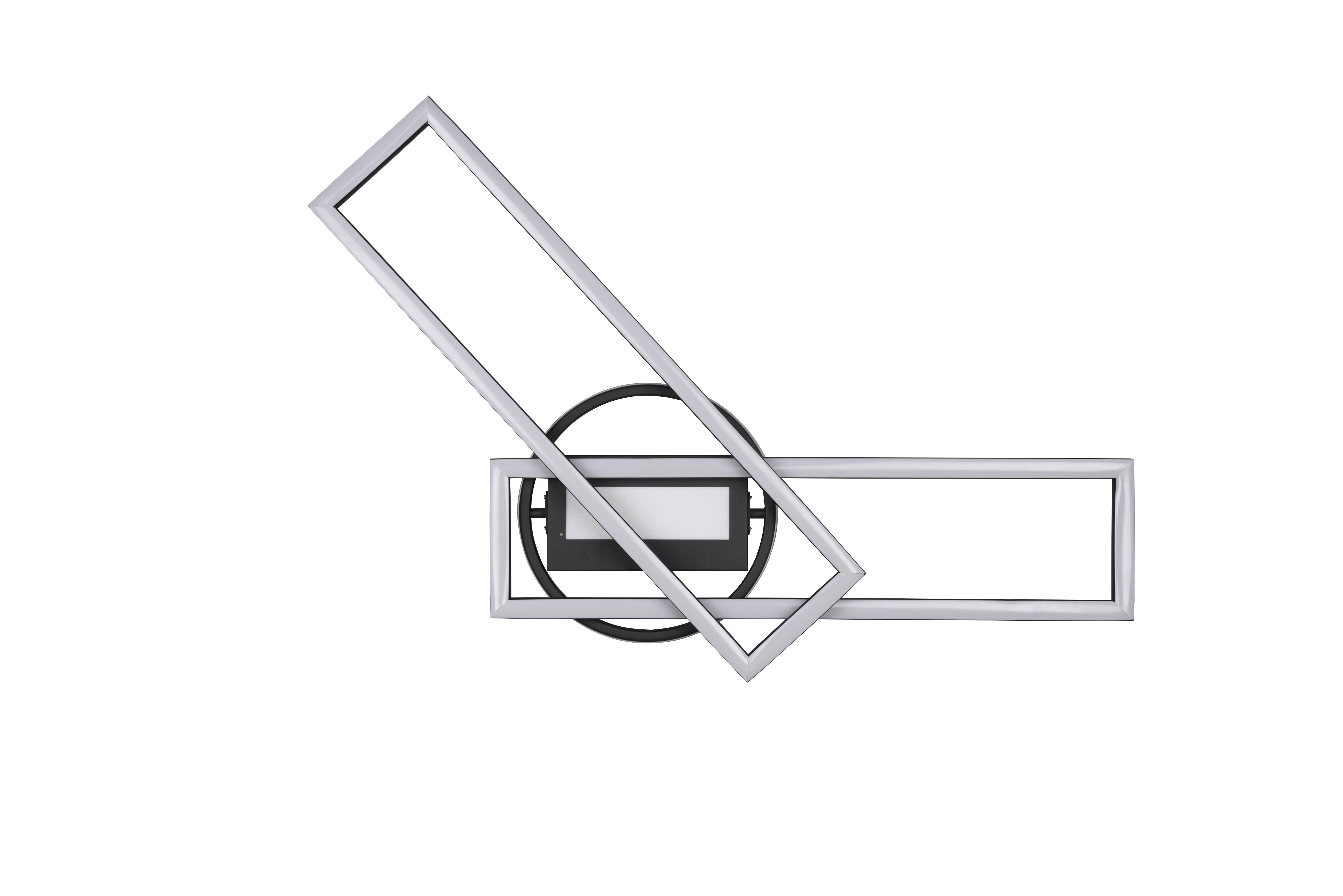 Led-deckenleuchte R67183132 Twister - Schwarz, Basics, Metall (90,5/24,5/8,5cm)