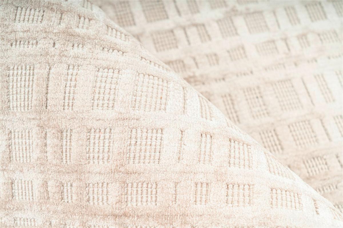 Flachwebteppich, 120x170 cm Karma 125 Beige/Silber 120x170 - Beige/Silberfarben, Basics, Textil (120/170cm) - Novel