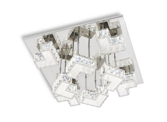 Mennyezeti Lámpa Bastian - Króm, konvencionális, Műanyag/Fém (40/40/10,5cm) - Luca Bessoni Mennyezeti Lámpa Bastian - Króm, konvencionális, Műanyag/Fém (40/40/10,5cm) - Luca Bessoni