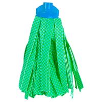 Wischmopp Medium Vliesstoff - Blau/Grün, KONVENTIONELL, Textil (14/30cm) - Ondega