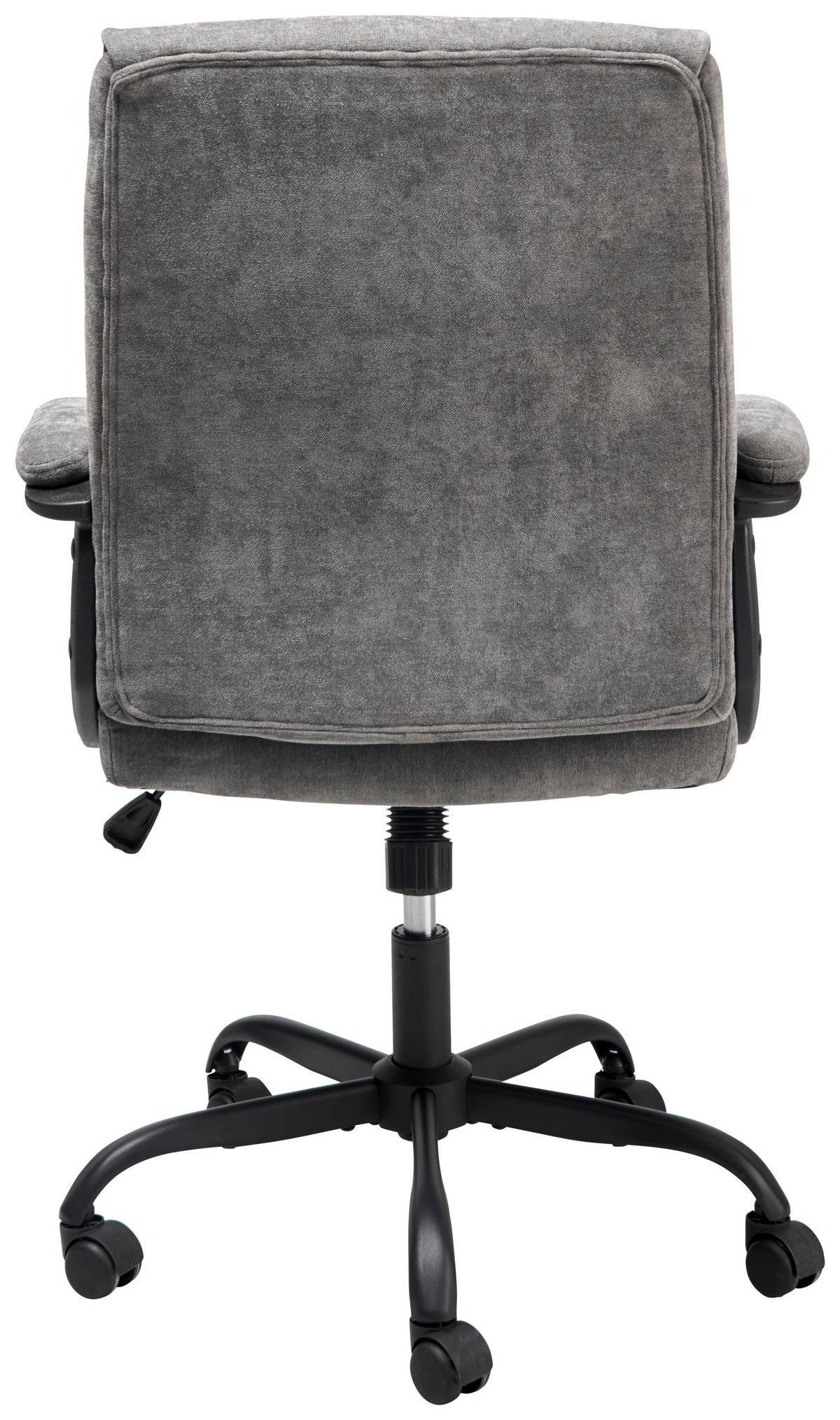 Drehstuhl Sab Diego - Schwarz/Grau, LIFESTYLE, Holz/Kunststoff (62/99-107/65cm) - MID.YOU