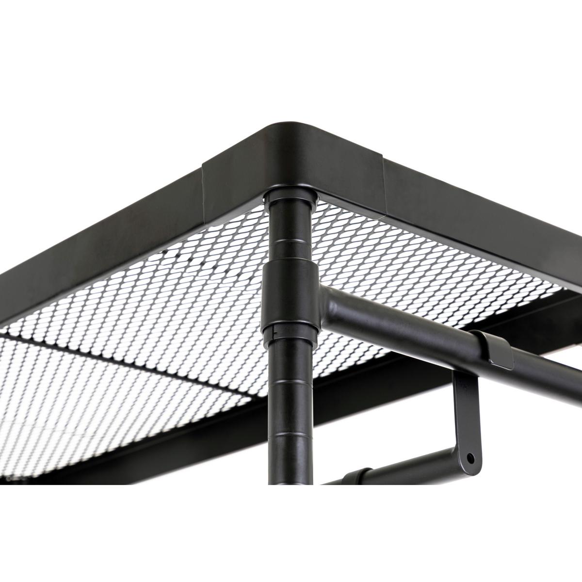 GARDEROBENSTÄNDER Schwarz B: 75cm - Schwarz, Design, Metall (75/180/32cm) - MID.YOU