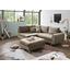 Ecksofa mit Holzfüßen + Kissen Alice, Webstoff - Sandfarben/Kieferfarben, KONVENTIONELL, Holzwerkstoff/Textil (175/249cm) - MID.YOU Ecksofa mit Holzfüßen + Kissen Alice, Webstoff - Sandfarben/Kieferfarben, KONVENTIONELL, Holzwerkstoff/Textil (175/249cm) - MID.YOU