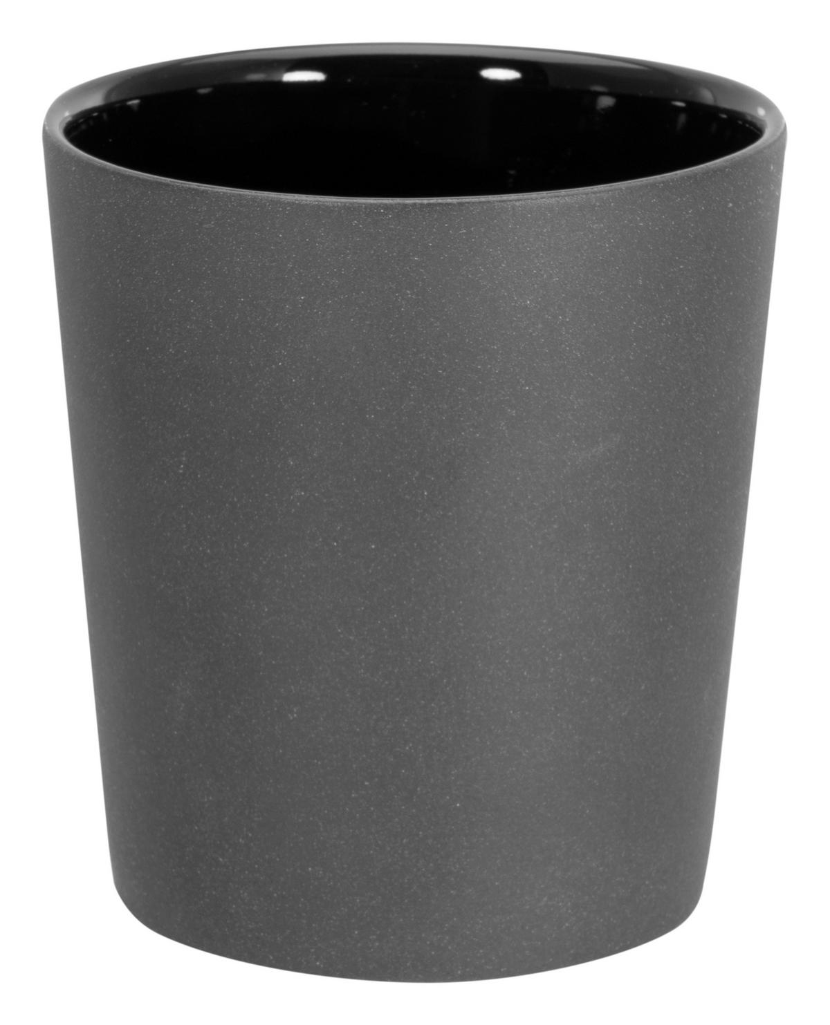 Kaffeebecherset Futuro Schwarz L: 22,5 cm - Schwarz, Basics, Keramik (22,5/22,5/13,5cm) - Creatable