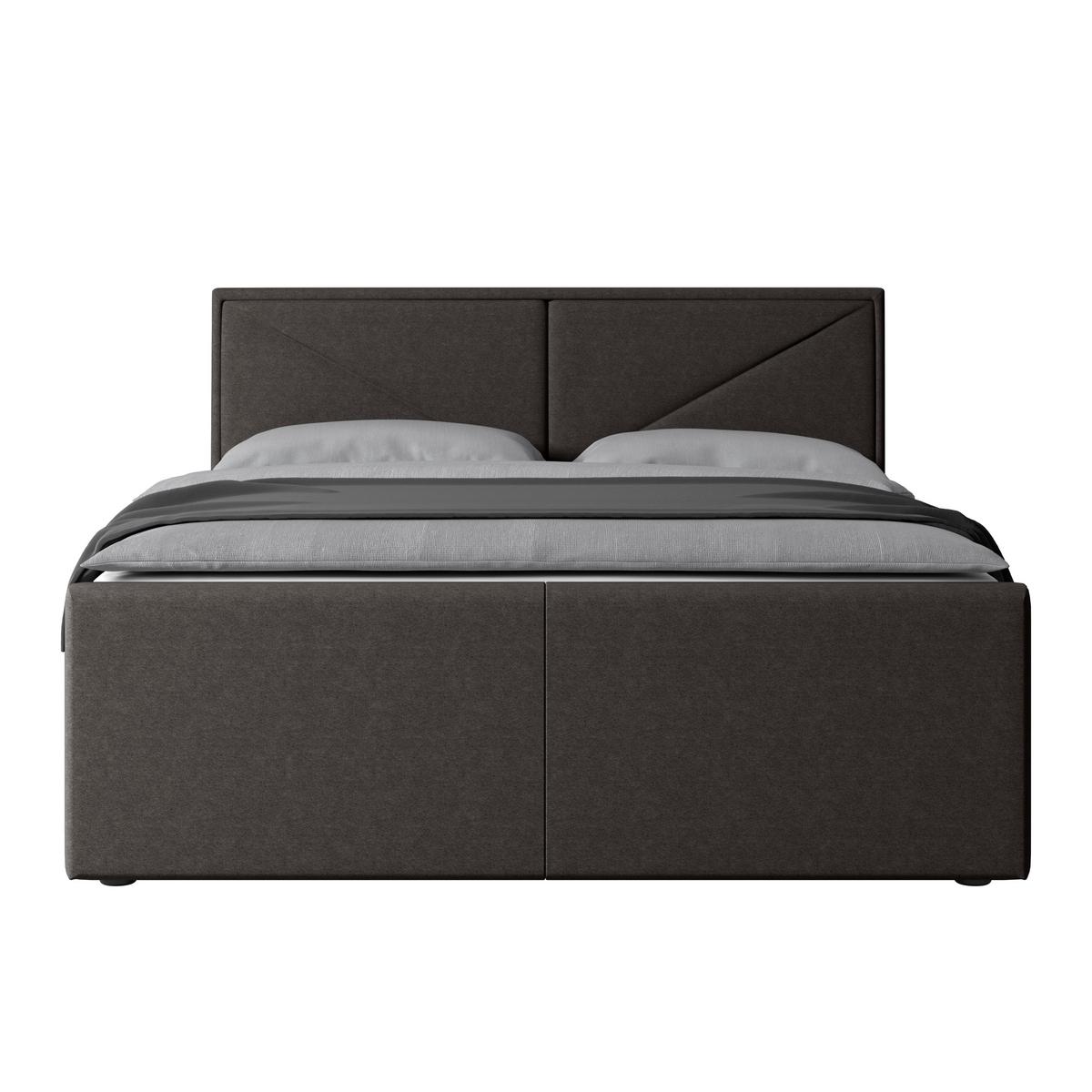 Bospringbett Lima 180x200 cm Anthrazit - Anthrazit, MODERN, Holz/Kunststoff (180/200cm) - MID.YOU