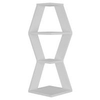 Wandboard Sablor Regal - Weiß, Design, Holzwerkstoff (30/86/30cm) - Livetastic