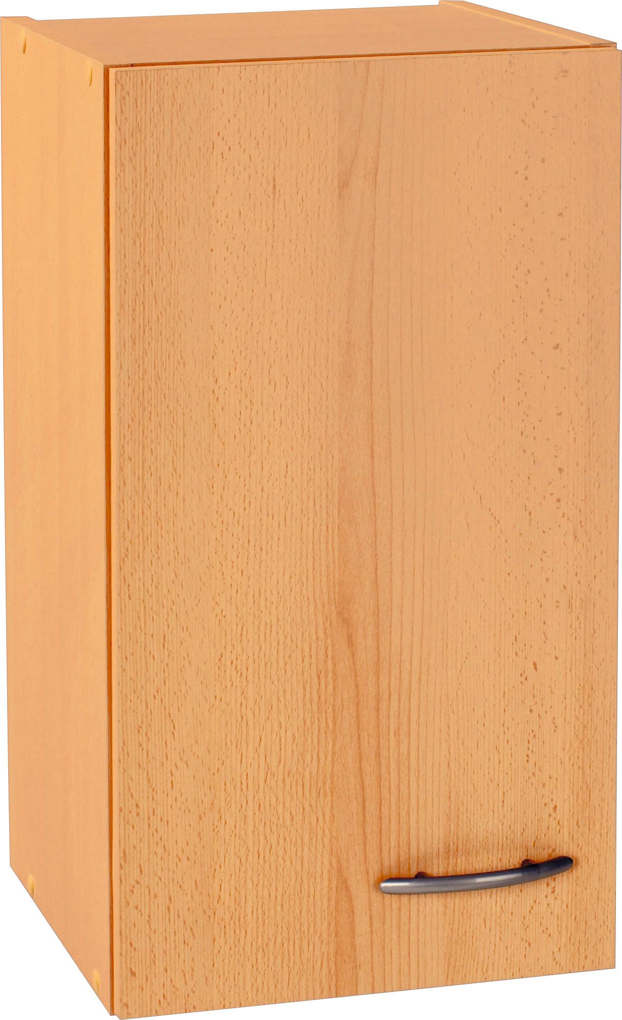 Horná Kuchynská Skrinka Nano H 30 - sivá/farby buku, Moderný, kompozitné drevo/plast (30/54/32cm) - MID.YOU