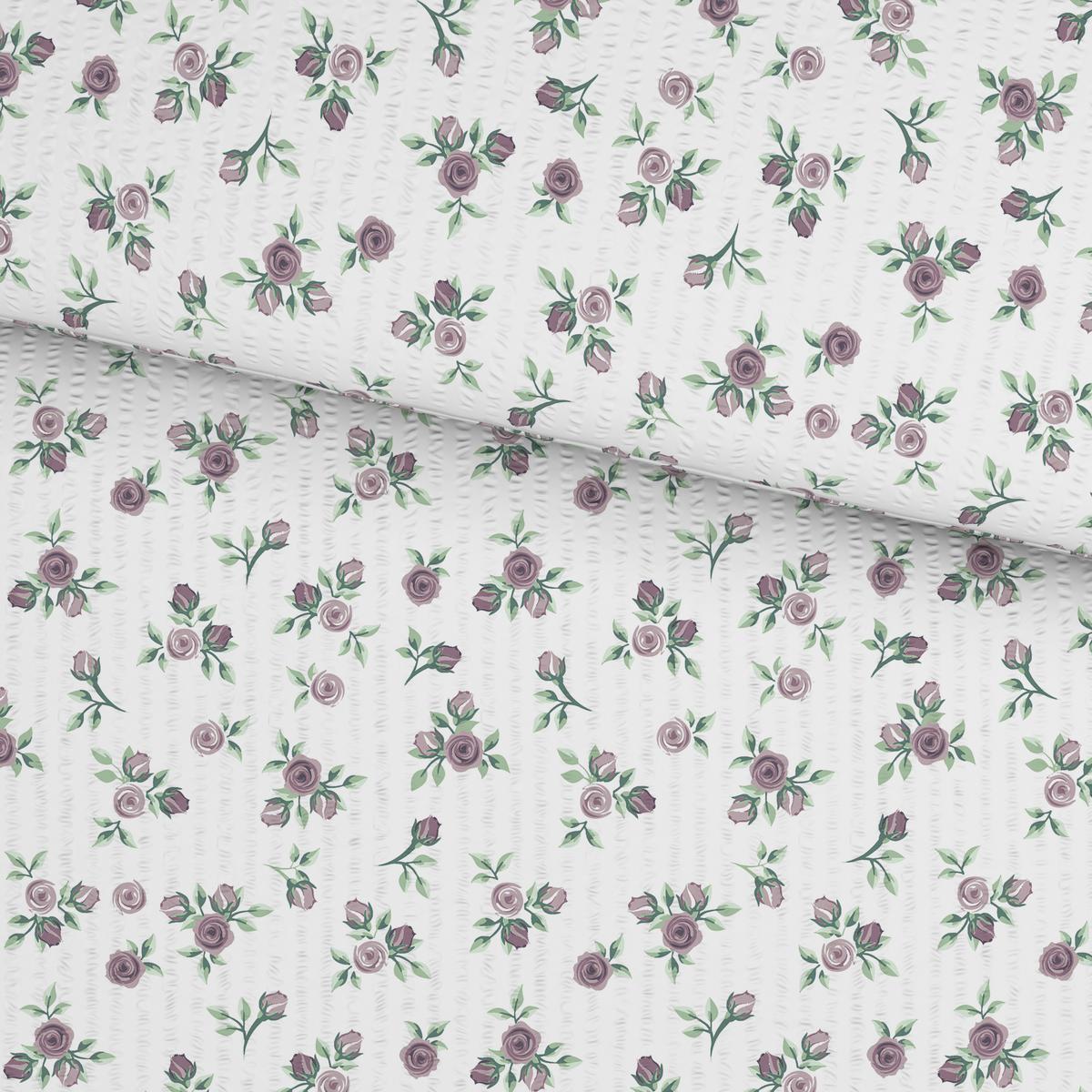 Bettwäsche Roses - Weiß, ROMANTIK / LANDHAUS, Textil - James Wood