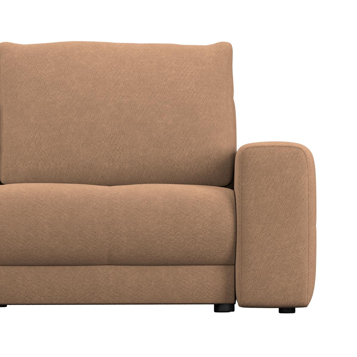 Ecksofa Adria Braun S: 213x308 cm - Braun, Trend, Textil (213/308cm) - Luca Bessoni