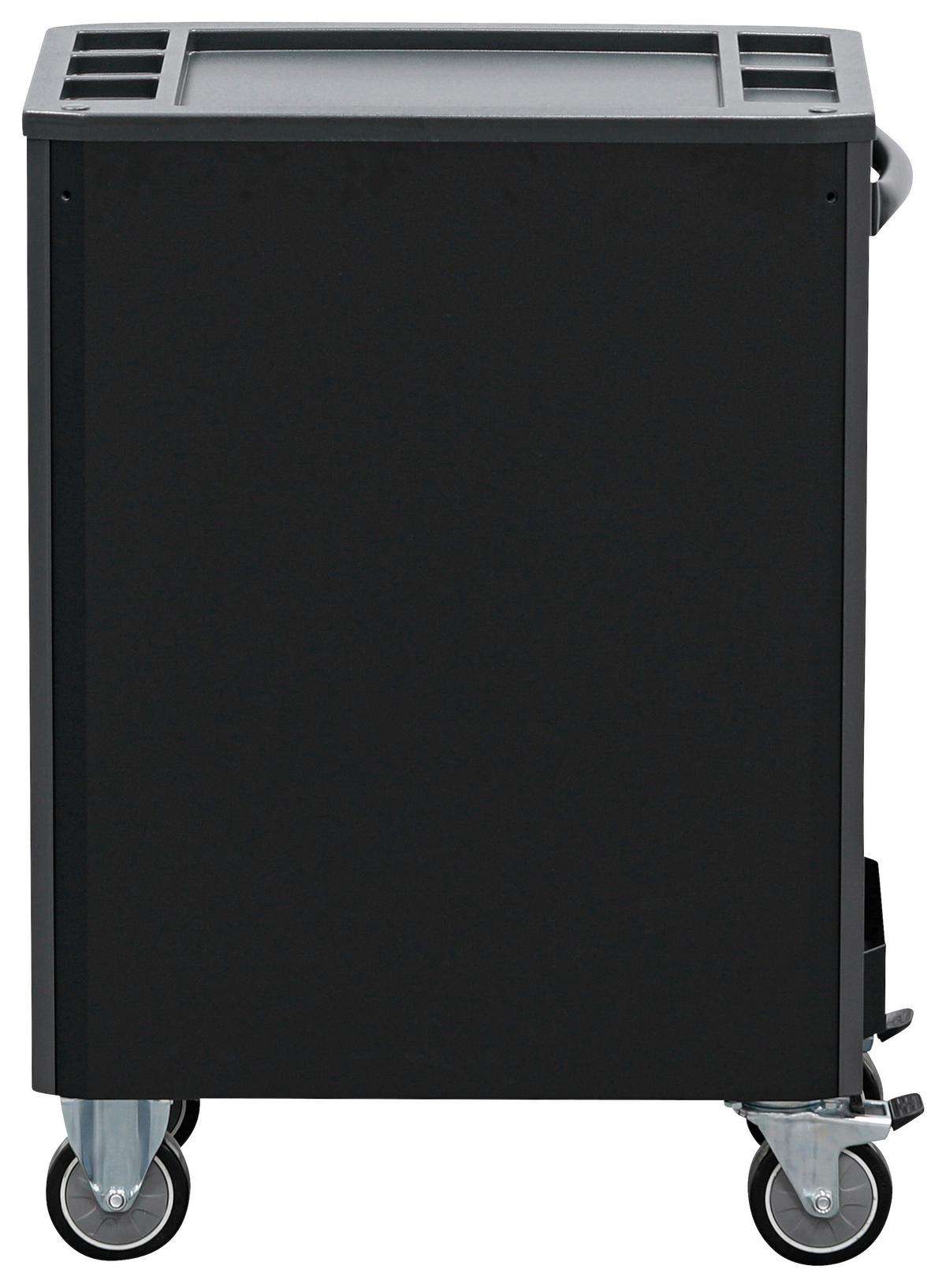 Werkstattwagen Josef - Silberfarben/Schwarz, Basics (72,4/103,3/47cm)