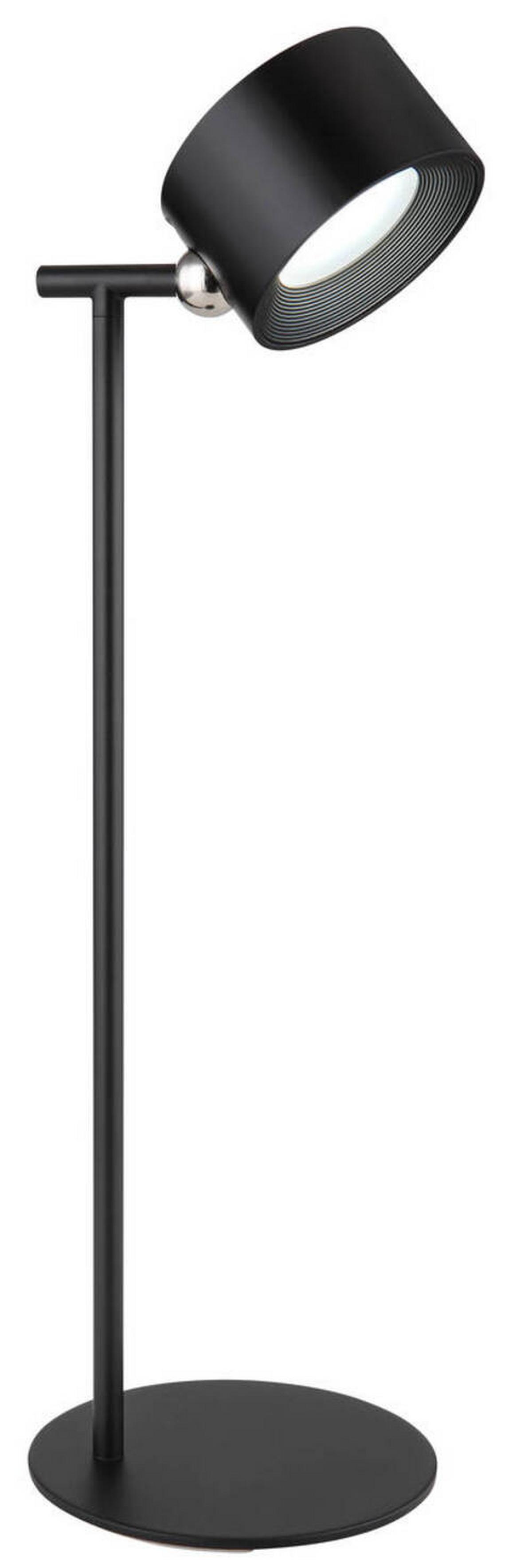 Akku-Tischleuchte 58436b - Schwarz, KONVENTIONELL, Kunststoff/Metall (13/12/35cm) - Globo