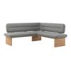 Eckbank Beluna Ii Webstoff Grau, B: 192 - Eichefarben/Grau, KONVENTIONELL, Holz/Textil (192/170cm) - James Wood
