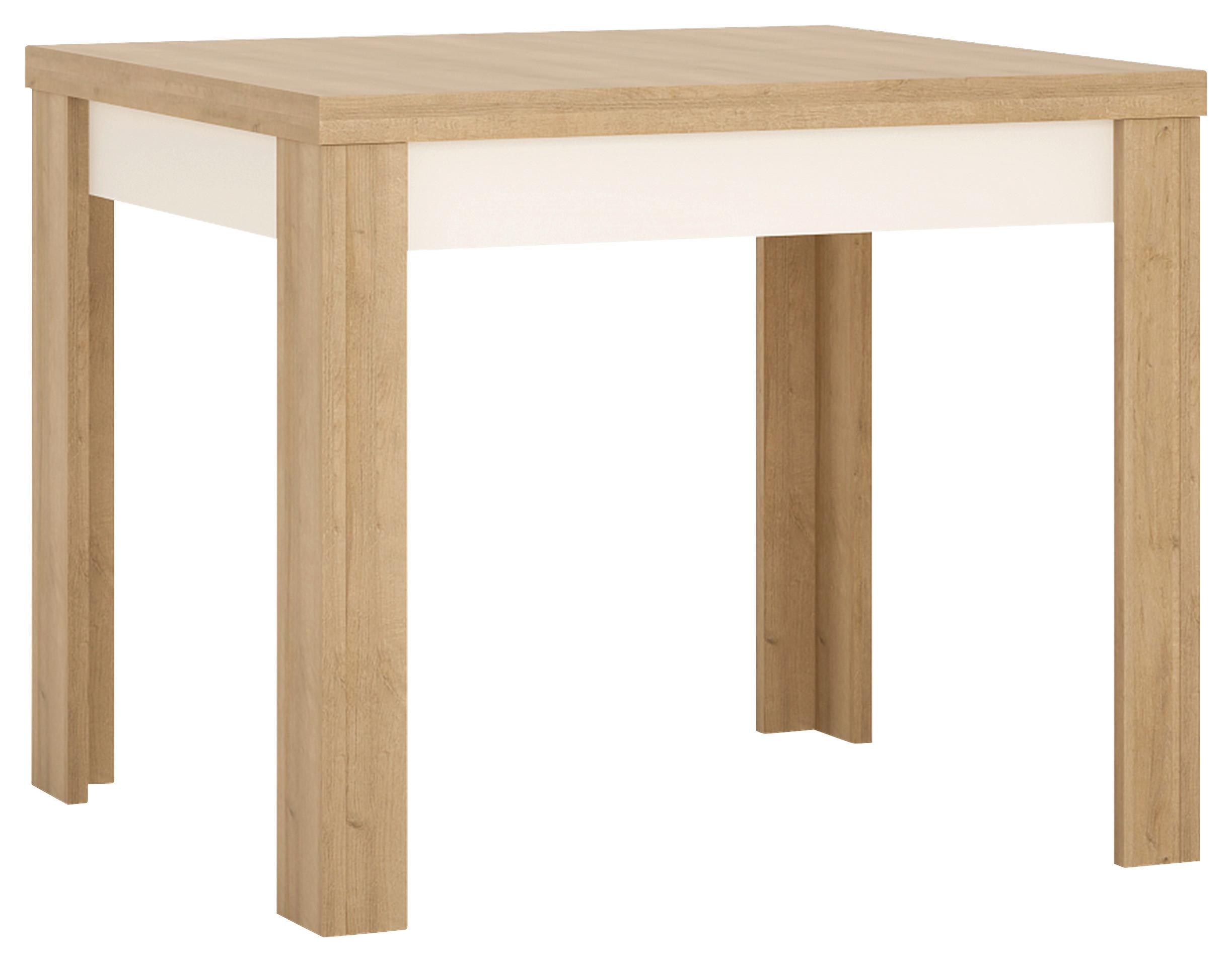 Kihúzható Étkezőasztal Lyon Hell 90-180/76,5 Cm - Modern, faalapú anyag (90-180/76,5/90cm)