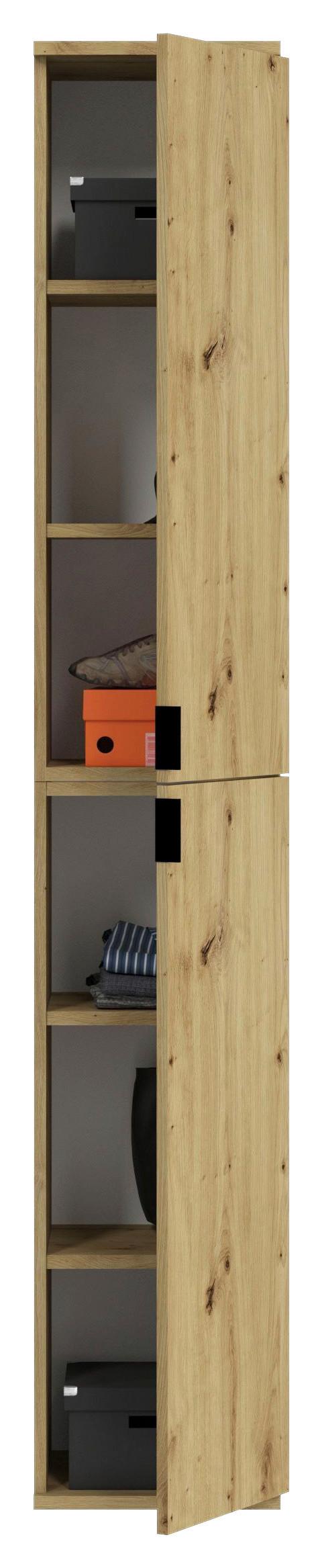 Drehtürenschrank Projekt X Eiche Artisan B: 30 cm - KONVENTIONELL, Holzwerkstoff (30/193/34cm) - MID.YOU