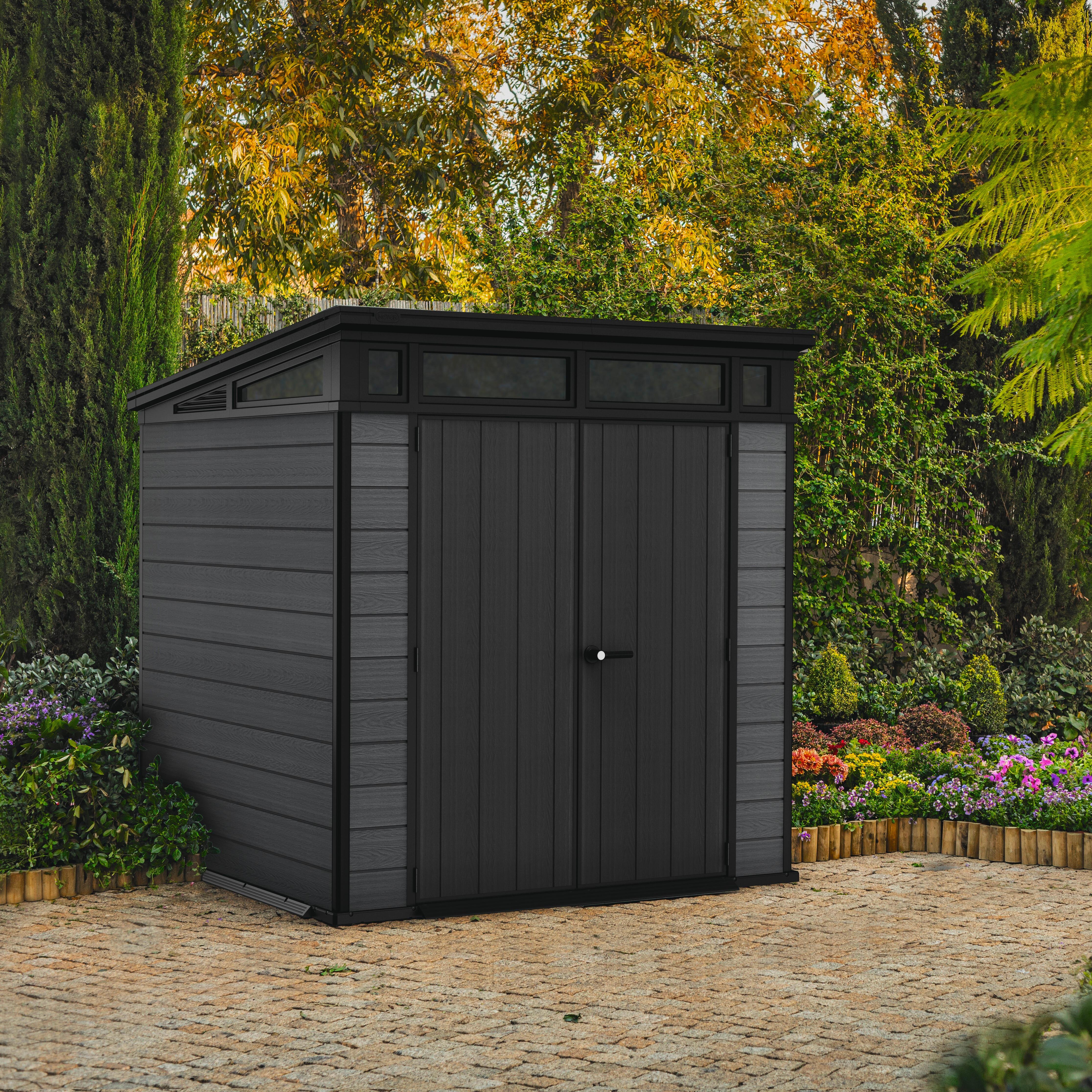 Kerti Ház Cortina 7x7 - sötétszürke (216/226/218cm) - Keter