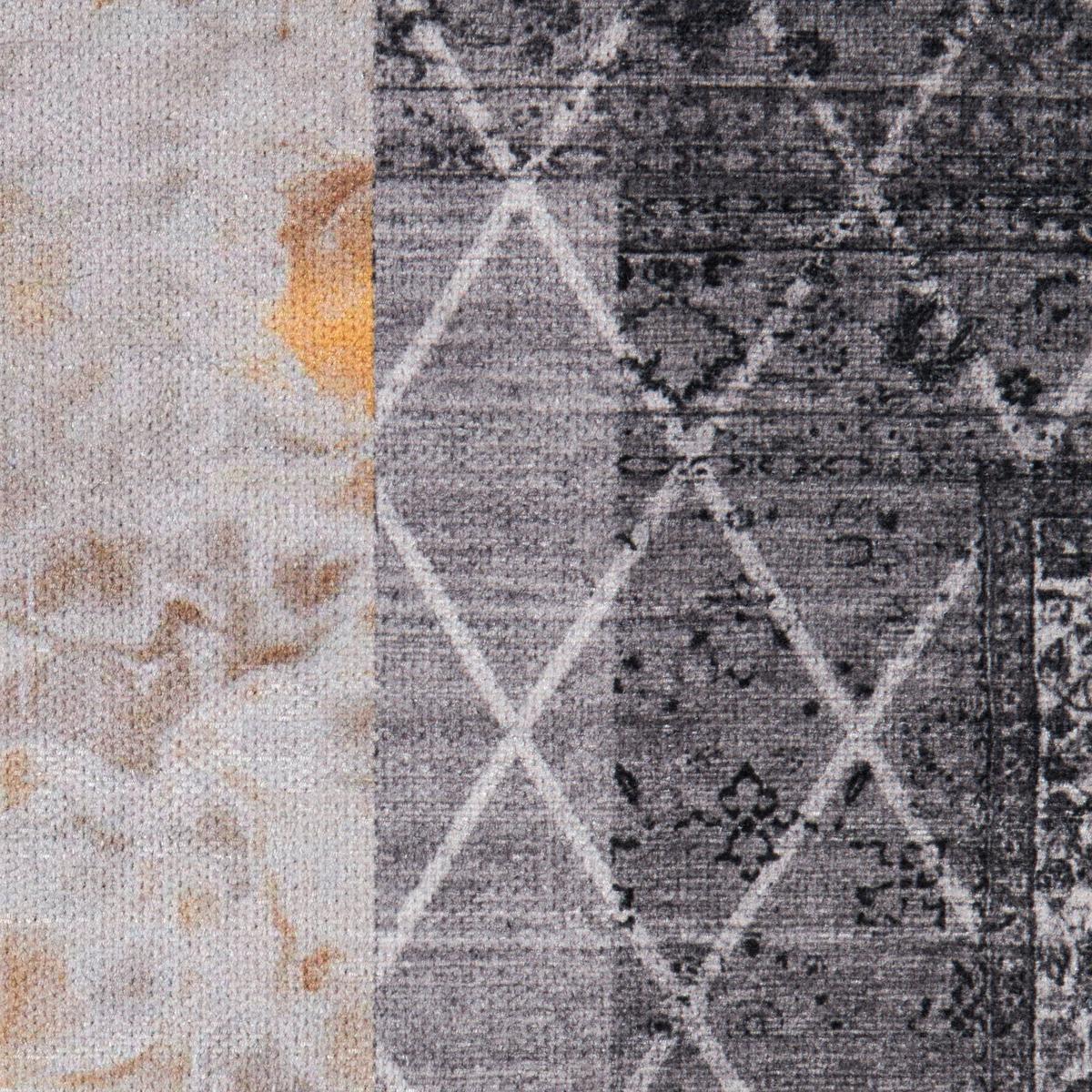 KOBEREC TKANÝ NA PLOCHO Edessa 2, 120/170cm - šedá/barvy zlata, Moderní, textil (120/170cm) - Mömax