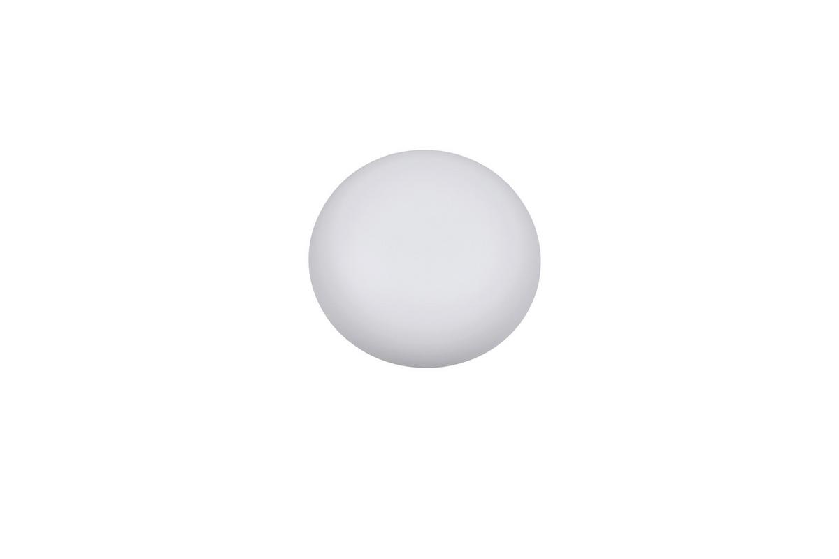 LED-WANDLEUCHTE SASSI - Weiß, KONVENTIONELL, Kunststoff/Metall (15,5cm) - Luca Bessoni