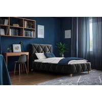 Polsterbett Trivio 100x200 cm Anthrazit - Anthrazit, MODERN, Holz/Holzwerkstoff (100/200cm) - MID.YOU