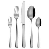 Besteckset Clemens - Edelstahlfarben, Basics, Metall - James Wood