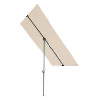 SONNENSCHIRM BALKONSCHIRM 1,3 X 1,8M - Beige/Grau, MODERN, Kunststoff/Metall (130/200/182cm) - Gardenson
