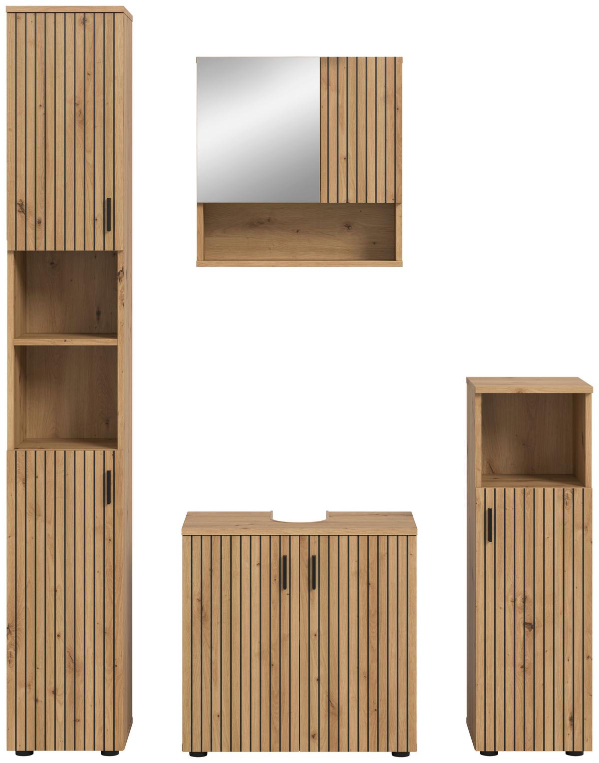 BADEZIMMER Eiche Artisan B: 120cm - Eiche Artisan, Basics, Holzwerkstoff (120cm) - MID.YOU
