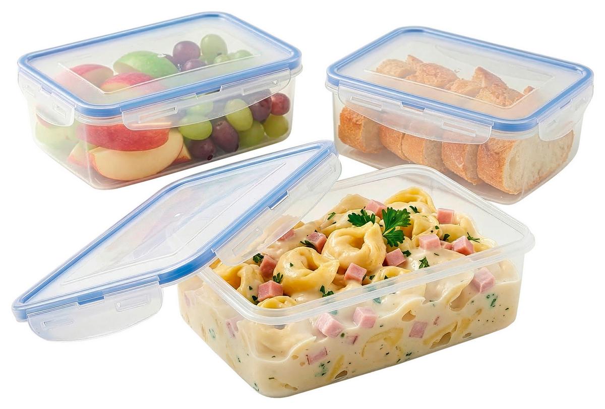 FRISCHHALTEDOSENSET GOURMETMAXX - Blau/Transparent, MODERN, Kunststoff (19,5/13/6,2cm) - GOURMETMAXX