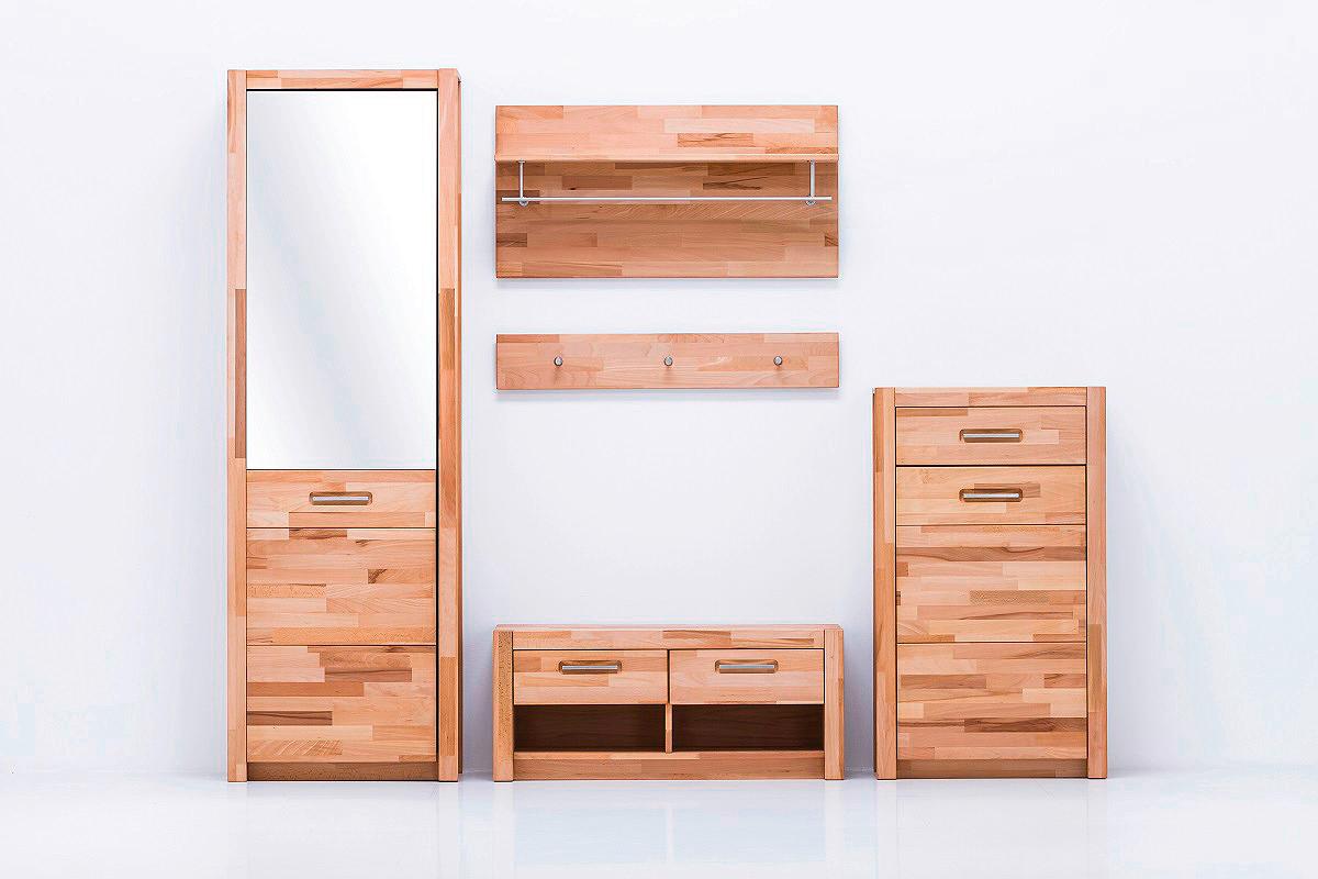 Garderobenpaneel Buchefarben, B: 100 Cm - Buchefarben, KONVENTIONELL, Holz (100/105/27cm) - MID.YOU