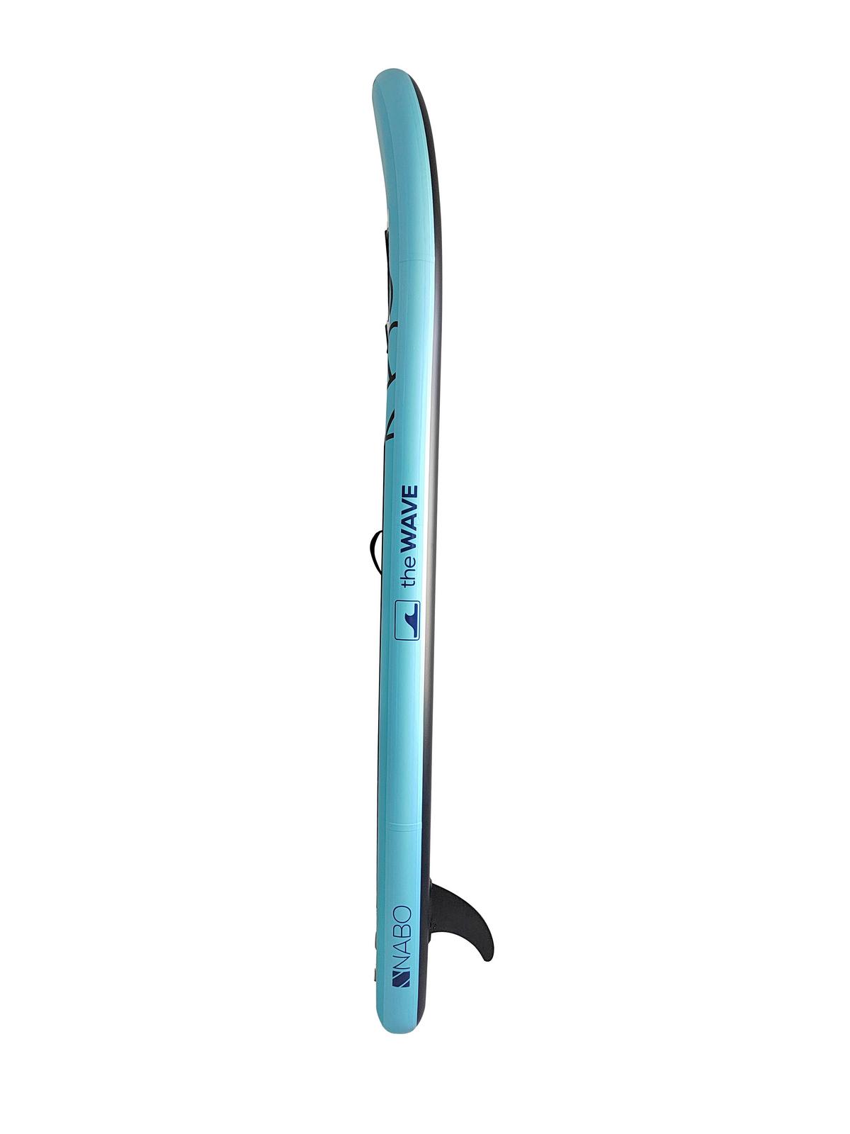 Stand up Paddle, NABO THE WAVE max. Belastbarkeit ca. 130 kg - Türkis, Basics, Kunststoff (305/78/15cm) - Nabo
