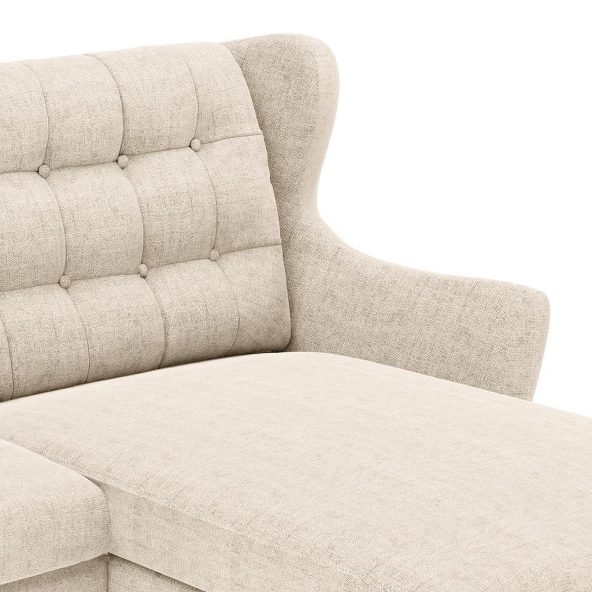 Ecksofa Henry Silberfarben S: 173x250 cm - Eichefarben/Silberfarben, KONVENTIONELL, Textil (173/250cm) - Trendmanufaktur