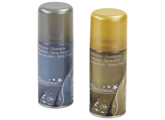 Glitzerspray 150 ml - Silberfarben/Goldfarben, KONVENTIONELL Glitzerspray 150 ml - Silberfarben/Goldfarben, KONVENTIONELL