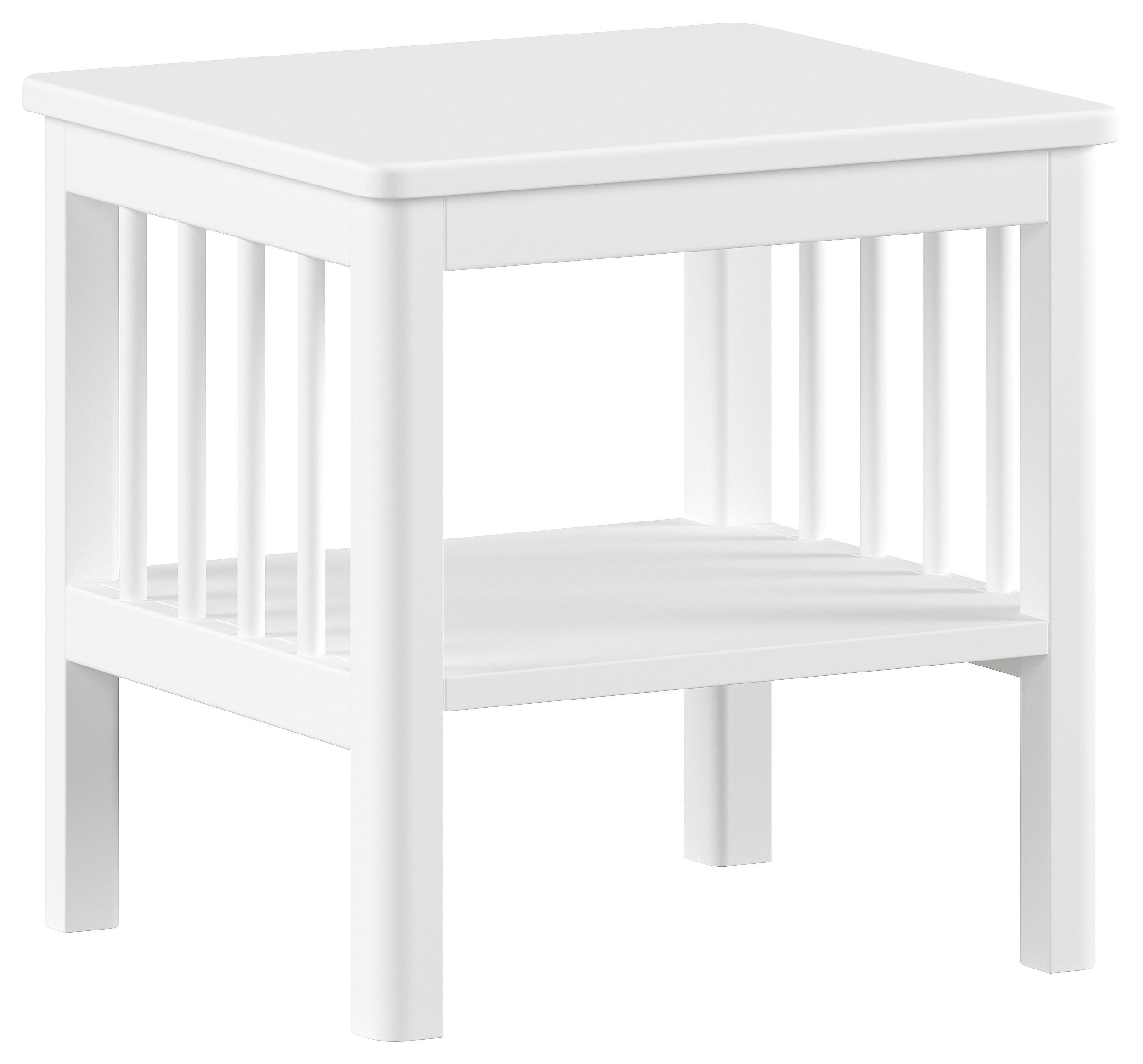 NACHTTISCH Forrest Weiß B: 50cm - Weiß, MODERN, Holz (50/50/45cm) - Vipack
