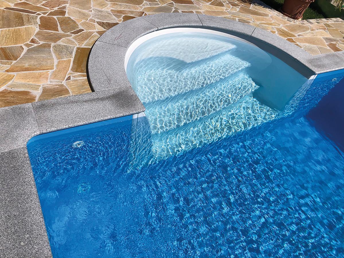 Schwimmbecken-Set Plus Gran Canaria mit Pumpe L: 600 cm - Blau, Basics, Kunststoff (600/300/150cm)