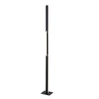 STOJACIA LAMPA SINDRI - čierna/biela, Design, kov/plast (15/132/12cm)