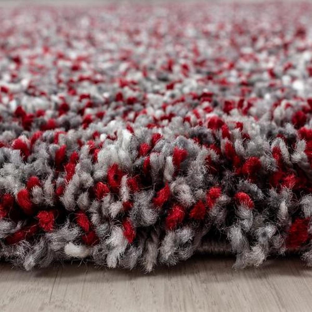 Hochflor Teppich Rot Enjoy 120x170 cm - Rot, KONVENTIONELL, Textil (120/170cm)