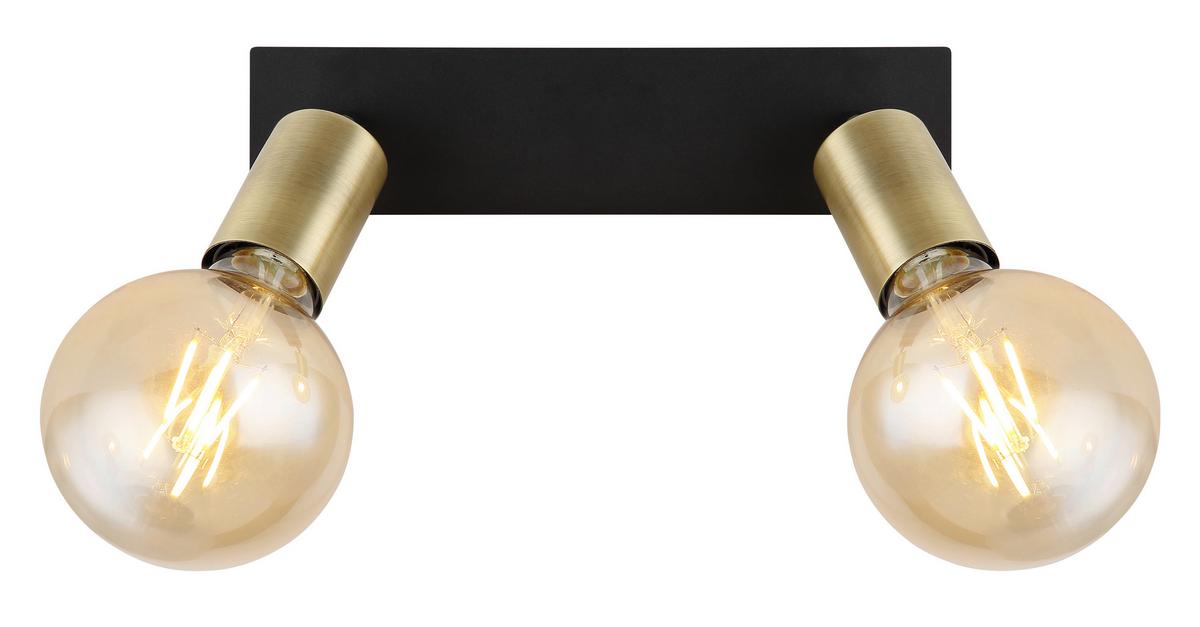 Strahler 54998-2b - Schwarz, Design, Metall (25/6/10,5cm) - Globo