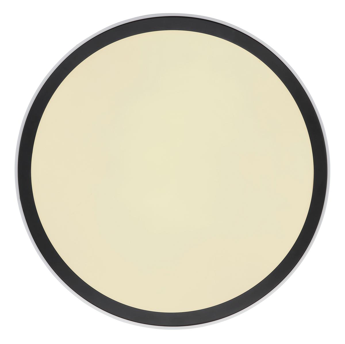 STROPNÉ LED SVIETIDLO JAXXI - čierna/opálová, Design, kov/plast (45/7cm) - Globo