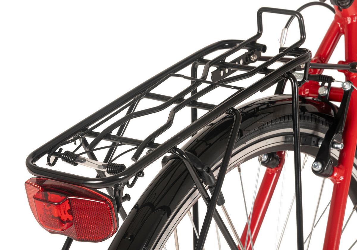 Trekkingrad 401t Flachlenker - Rot, Basics, Metall (25/140/60cm)