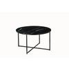 Couchtisch Schwarz D: 80 Cm - Schwarz, Design, Glas/Metall (80/80/45cm) - Livetastic