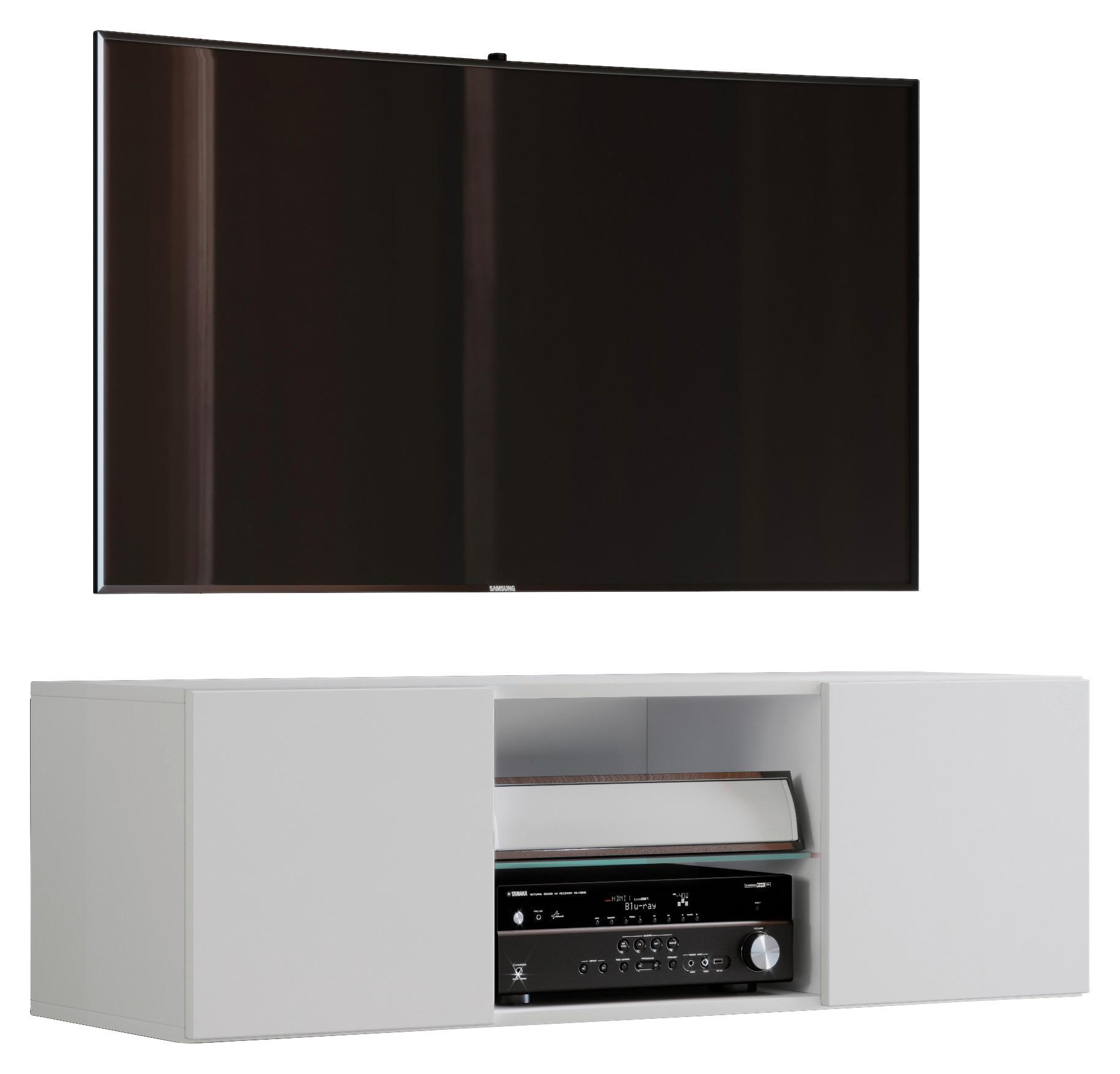 TV-Lowboard Jusa B: 115 cm Jusa 115 Weiß