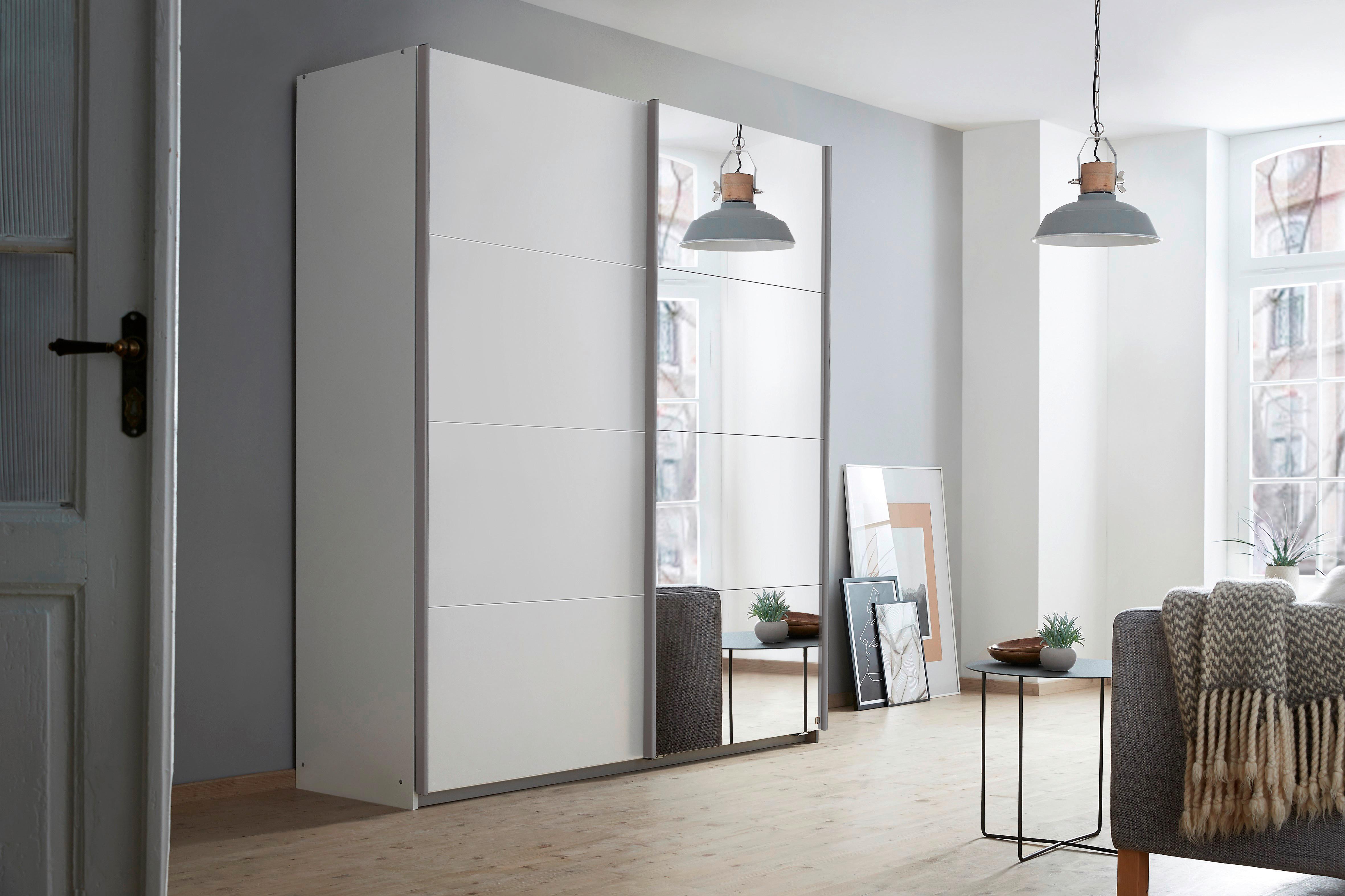 Schwebetürenschrank Subito - Weiß, MODERN, Holzwerkstoff (181/197/61cm) - Rauch Möbel